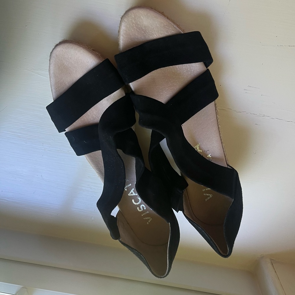 Black espadrilles